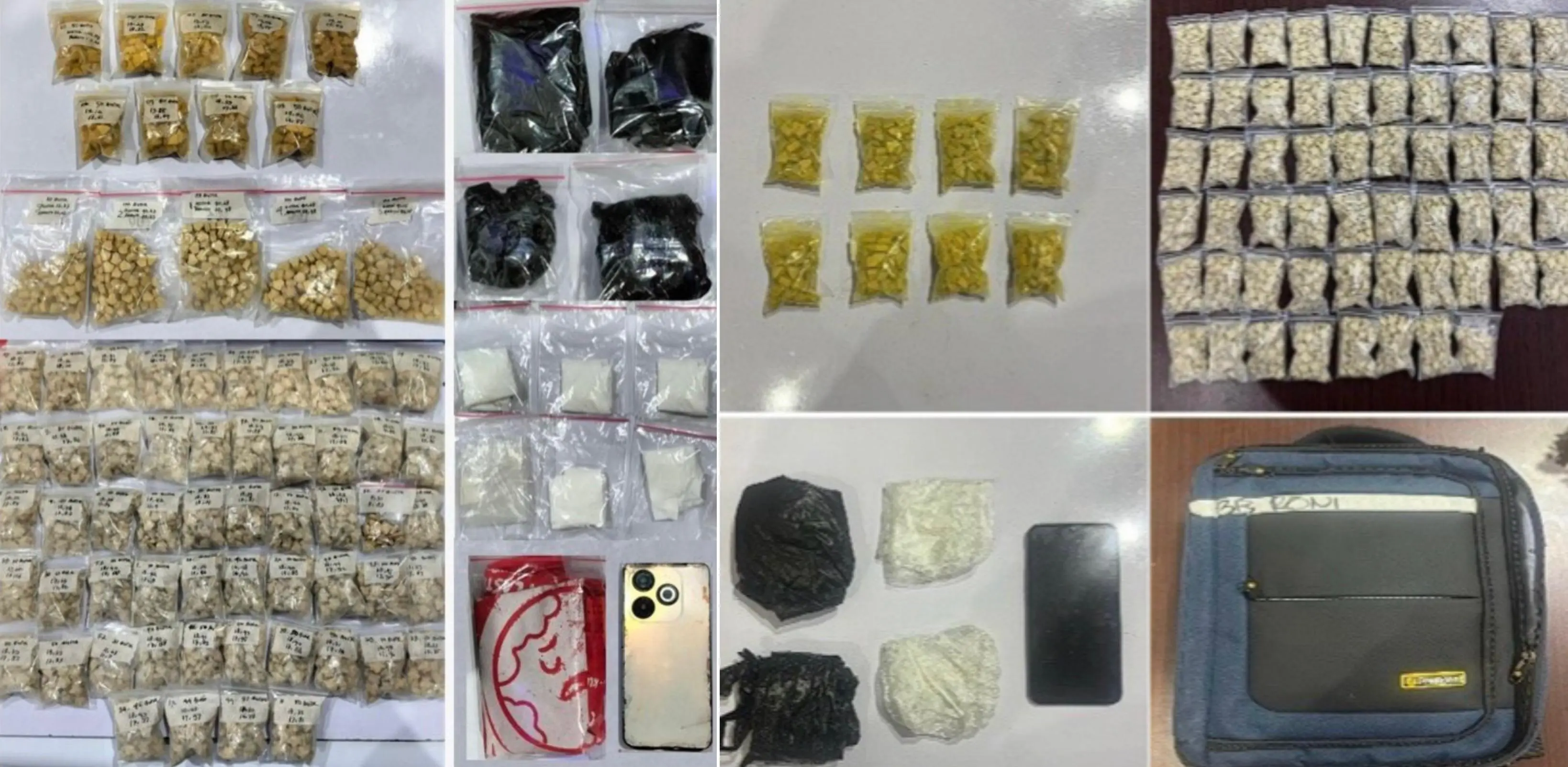 Barang bukti ribuan pil ekstasi yang disita polisi dari dua pelaku. Foto: Istimewa