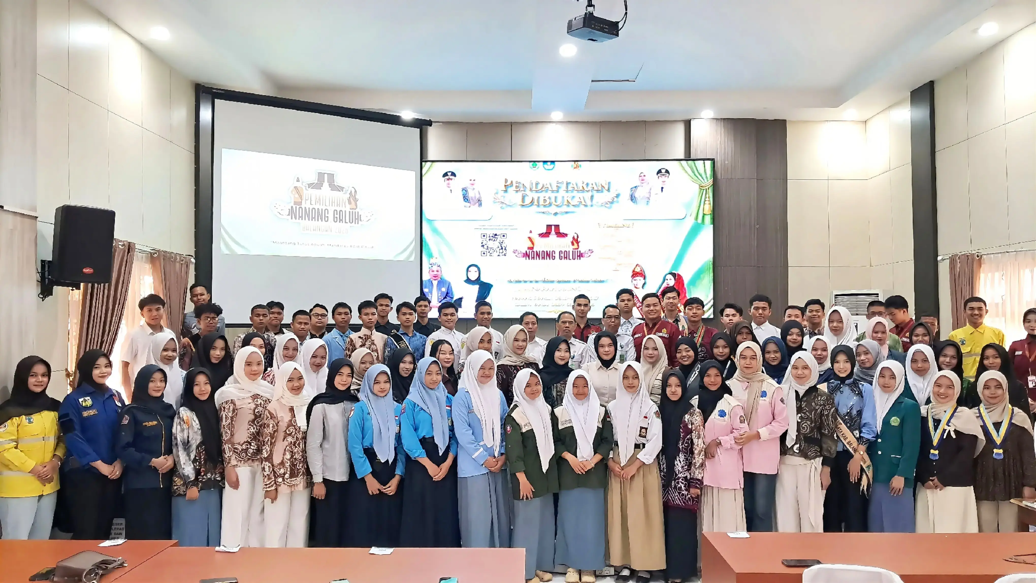 Foto bersama Peserta Seleksi Nanang Galuh Balangan.